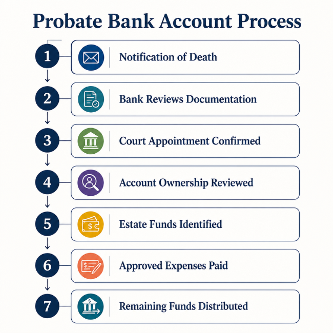 probate bank account process